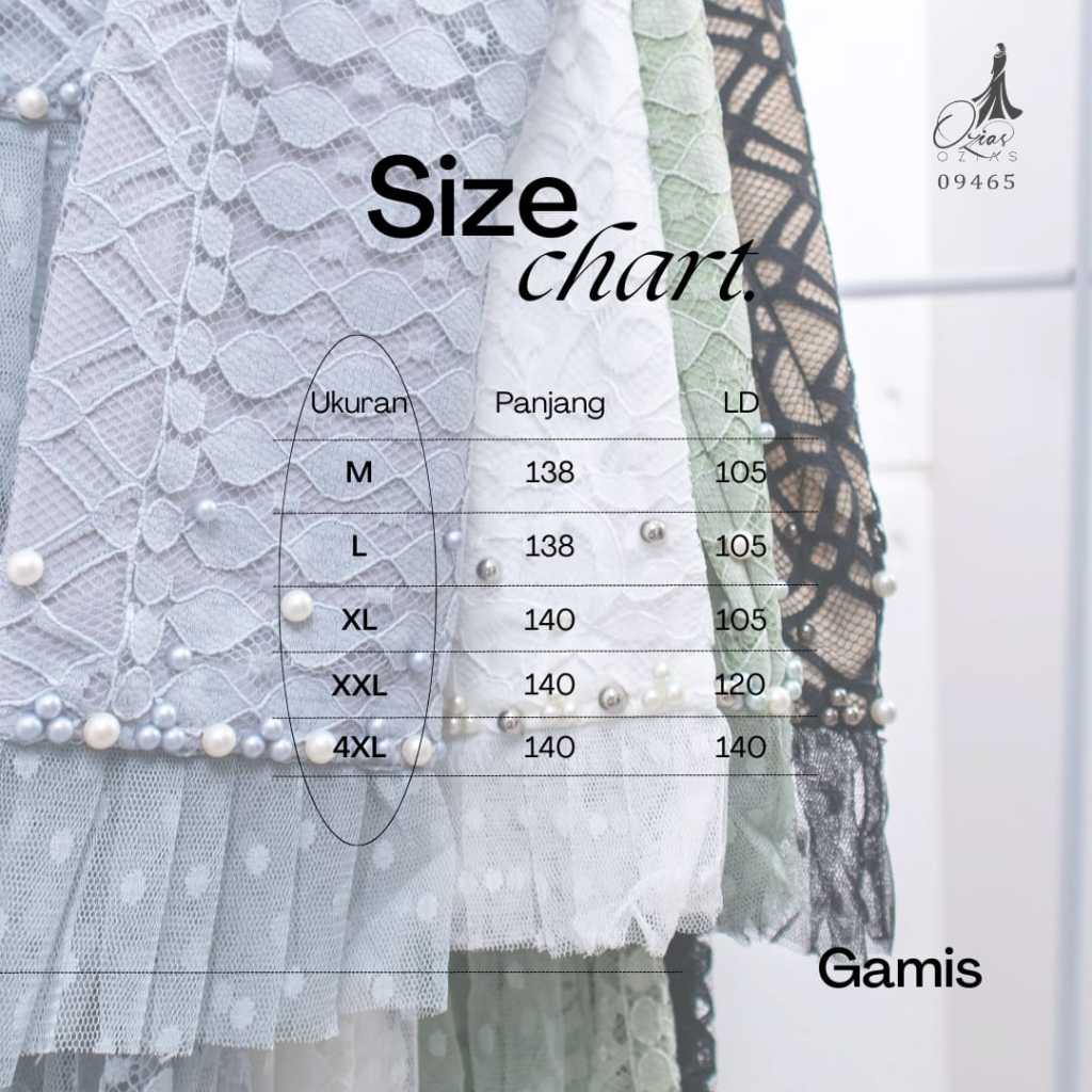 Ozias - Gamis Brokat Fimela 09465 Ld 105 120-6