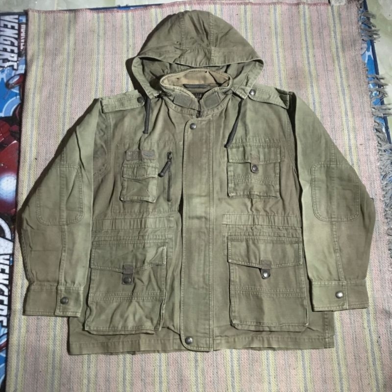 Jacket Parka Tebal Military Army M65 Vintage Gabrielle Original Second Preloved