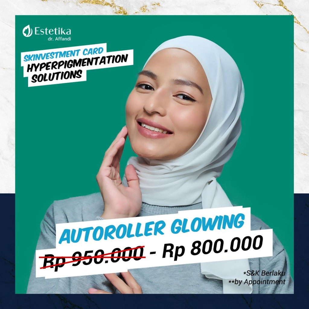 Skinvestment Card Autoroller Glowing - Estetika dr. Affandi