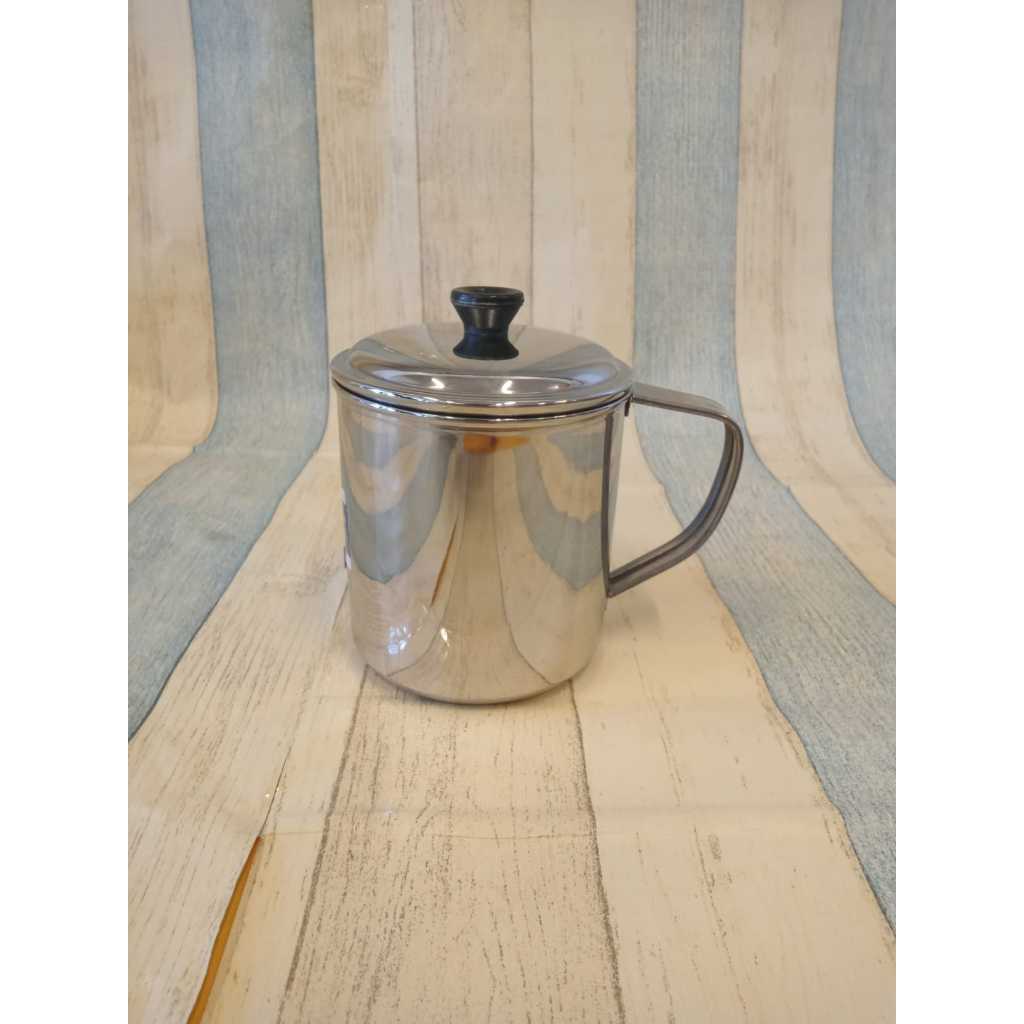 Stainless Steel Mug 500ml 10cm Weston 555 Yoshikawa Gelas Stenlis