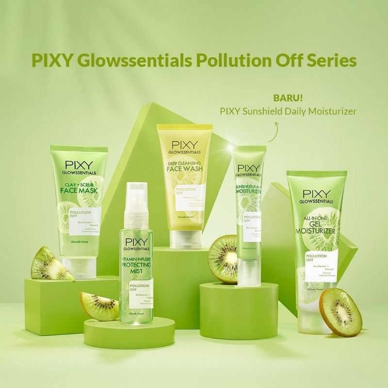 PIXY SKIN CARE GLOWSSENTIALS POLUTION OFF / PIXY PAKET GLOWING / SKIN CARE PIXY / SKIN CARE / PIXY G