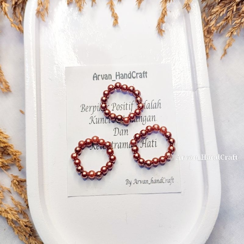 Cincin Mutsin Polos Coklat