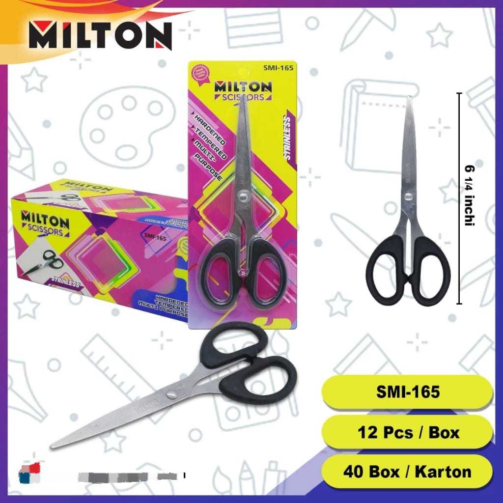 

ASEMKAJKT - [ SEDANG ] GUNTING MILTON STAINLESS HITAM / GUNTING STAINLESS MURAH