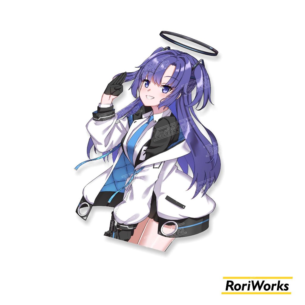 Stiker Kiss cut - Yuuka Hayase | Blue Archive
