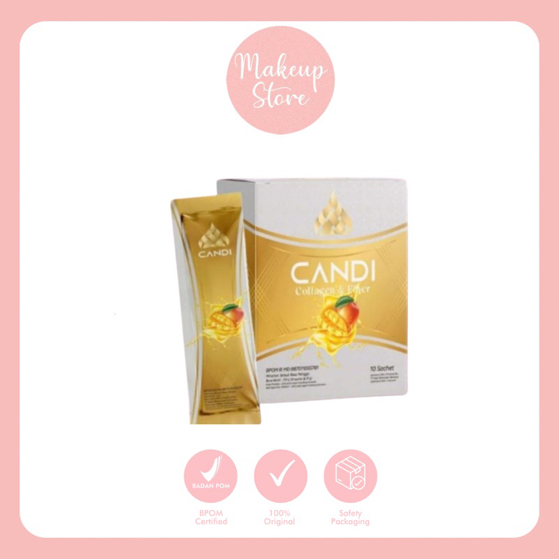 CANDI COLLAGEN FIBER Detox Pengecil Perut Pelancar Bab Collagen drink