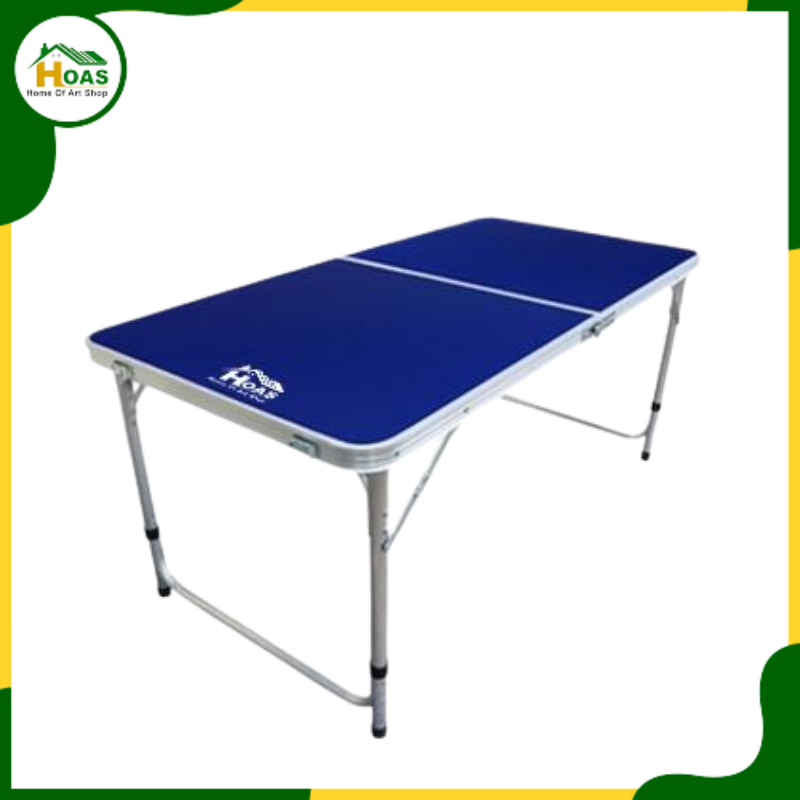 Hoas Meja Lipat Koper Hpl Meja Kaki Bulat Meja Serbaguna Meja Lipat Portable