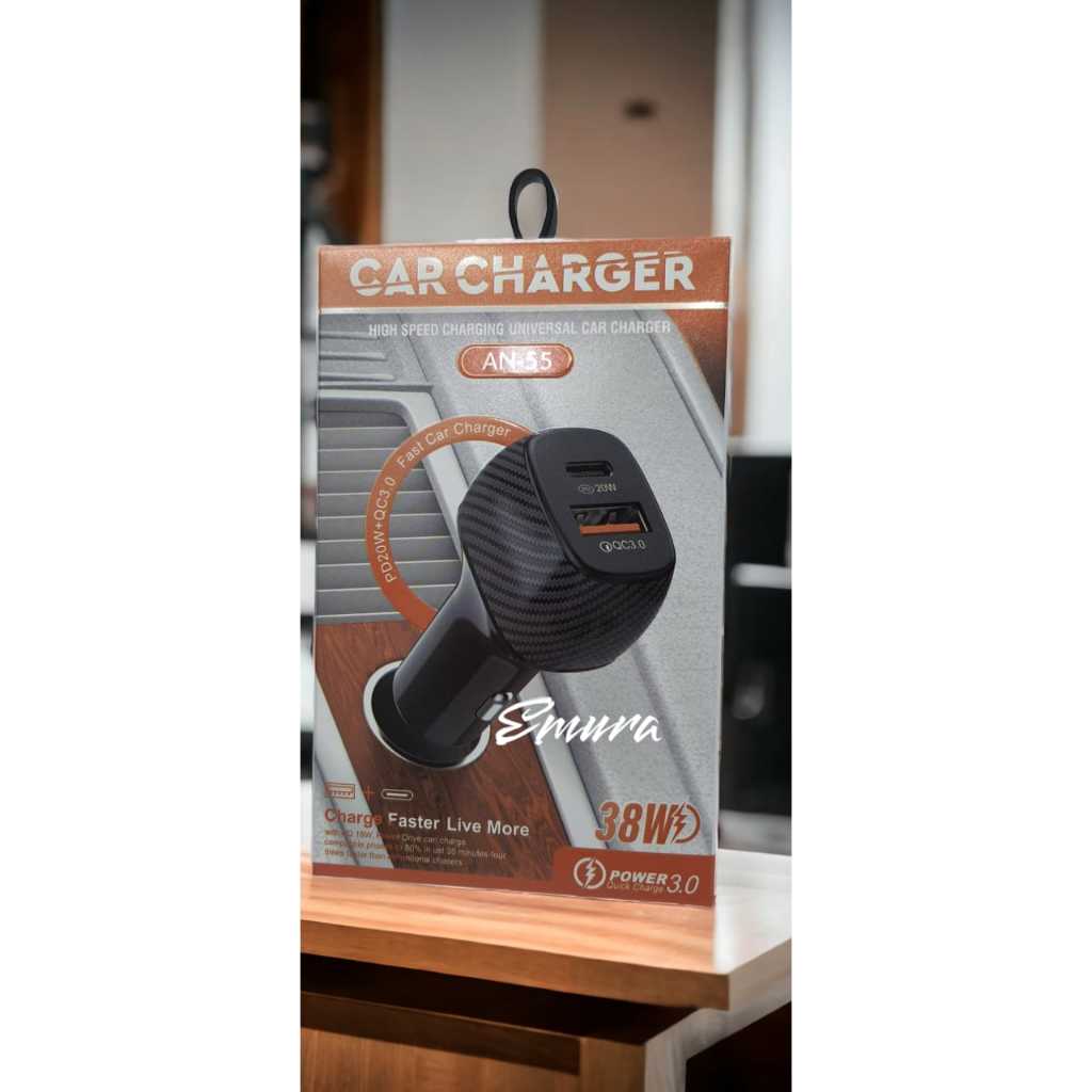 BATOK SAVER 1 USB 1 COLOKAN TYPE C KEPALA CHARGER MOBIL TYPE C CASAN / CHARGER  MOBIL