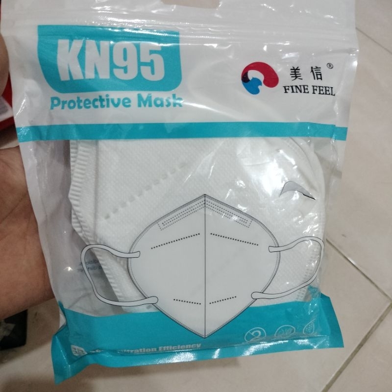 MASKER KN95 5 PLY ISI 50PICS - DIPOSABLE FACE MASK 5PLY MASKER