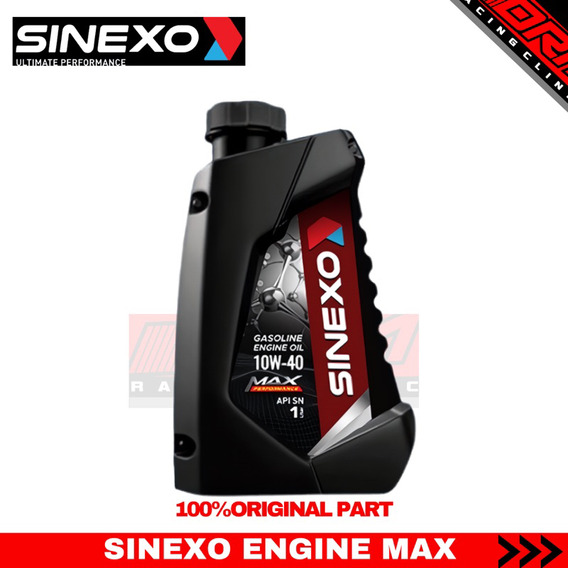 Oli Mesin Motor Matic Bebek Sinexo Gasoline Engine Max 10W-40 0,8 Liter 100% For Racing