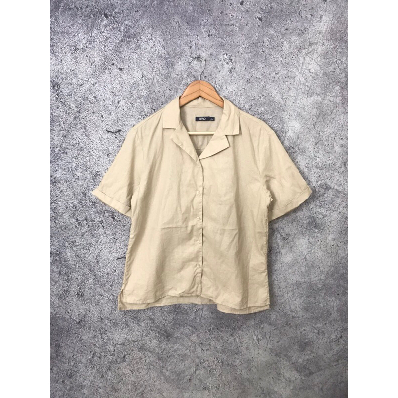 Spao open collar shirt