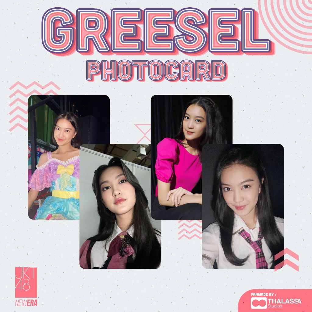 Photocard Greesel Greesella Adhalia JKT48 PC Photopack Selca Unofficial Fanmade - SATUAN