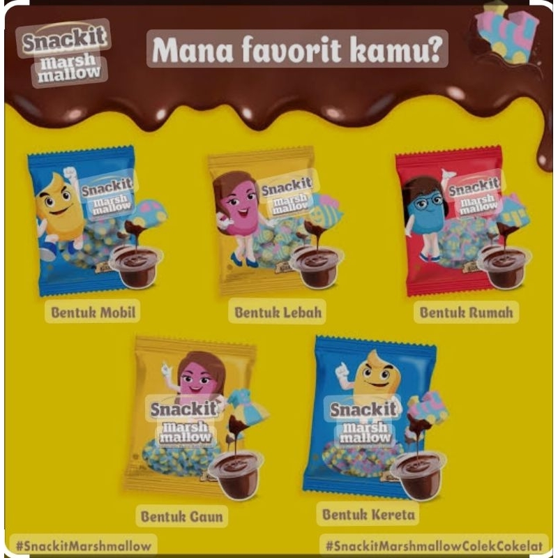 Promo Kino Snackit Marshmallow With Choco Dip