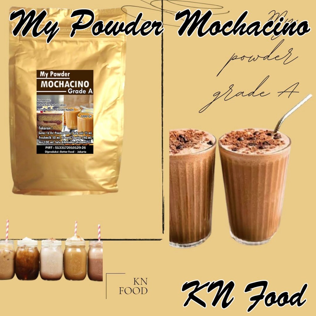 

BUBUK MINUMAN MY POWDER MOCHACHINO GRADE A 1 KG.