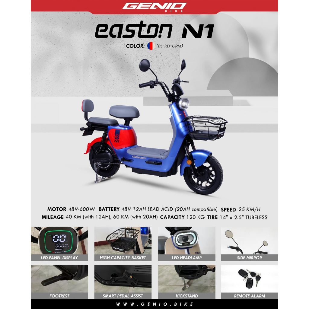 SEPEDA LISTRIK GENIO EASTON N1 BY UNITED BIKE
