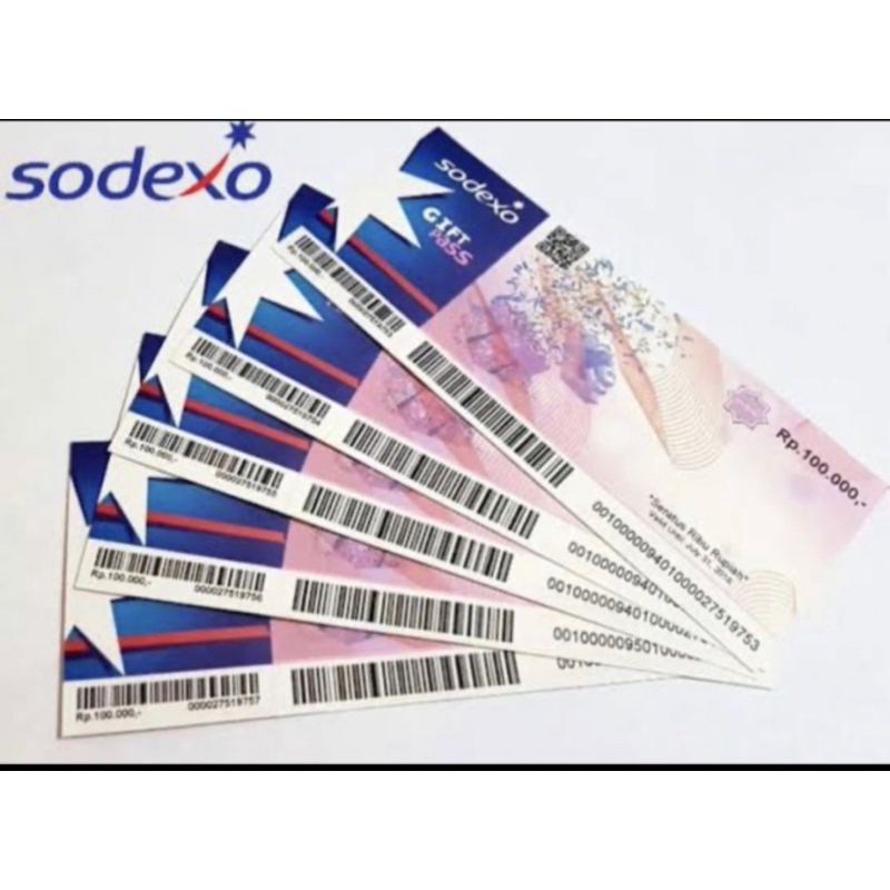 voucher sodexo 100 / 50 /25