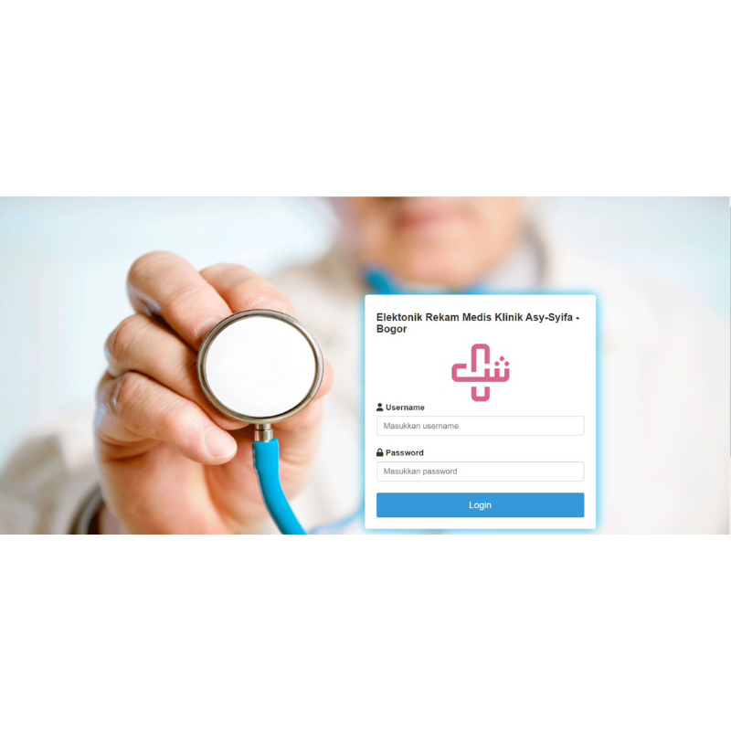 Aplikasi rekam medis elektronik klinik serta apotek