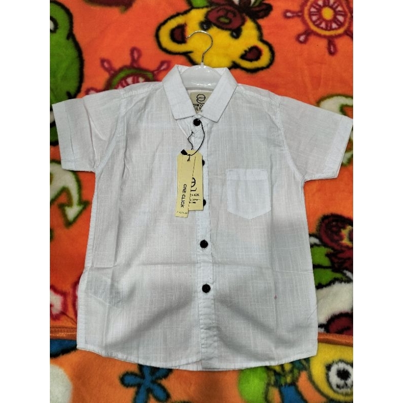Baju Kemeja Polos Anak Cowok