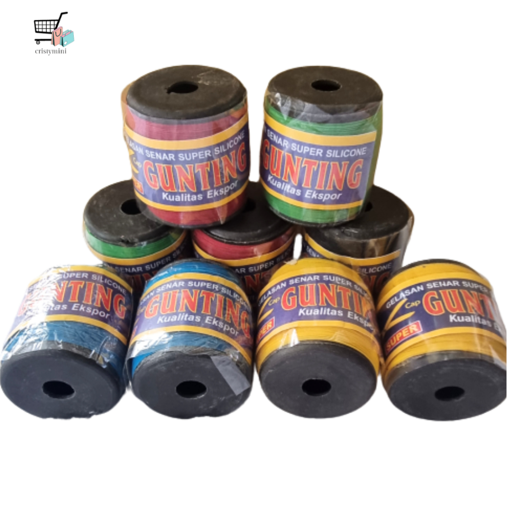 BEST SELLER❗❗ LAYANGAN BENANG GELASAN / Senar Gelasan Layangan / gelasan senar super silicon cap pan