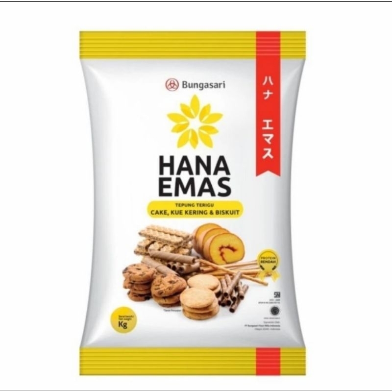 

Terigu Hana Emas 1 kg