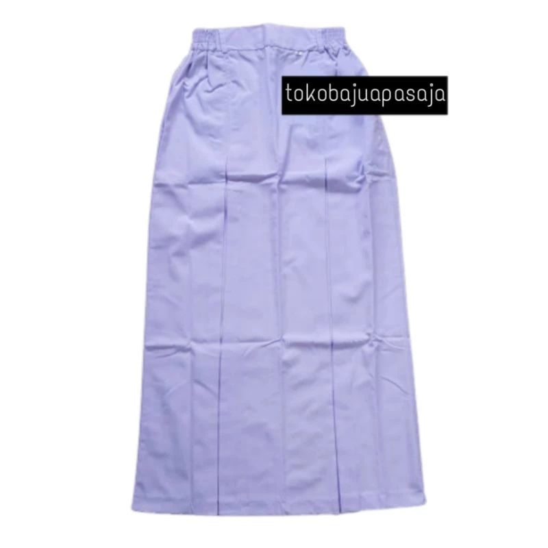 ROK SPAN PUTIH SMP SERAGAM SEKOLAH ROK SPAN PANJANG SMP ROK SPAN