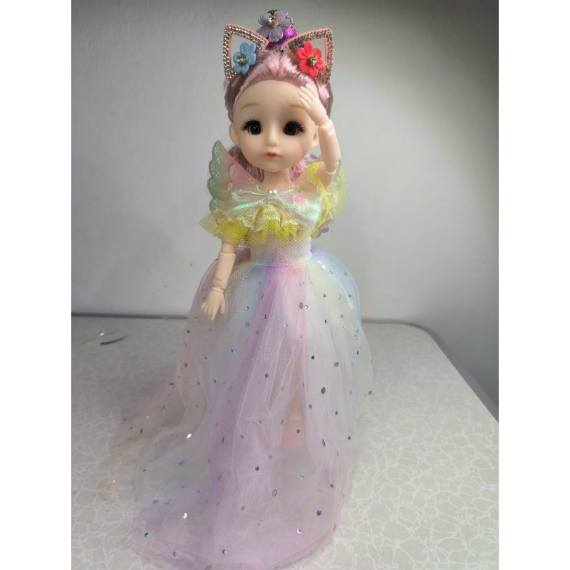boneka barbie unicorn 30cm untuk kado