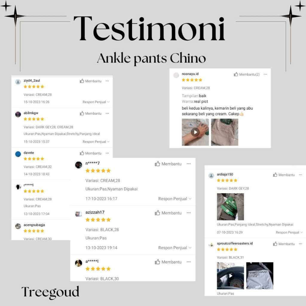 discount treegoud ankle pants chino pria reguler fit celana angkle pants pria celana chinos panjang