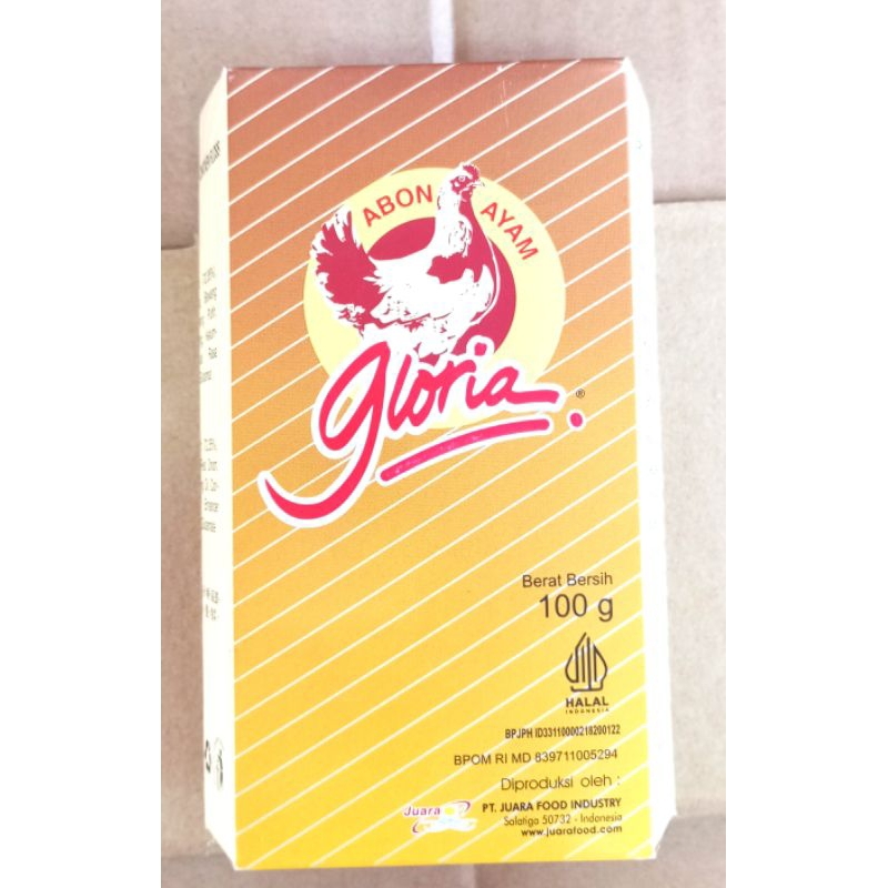 

Abon ayam Gloria 100gr