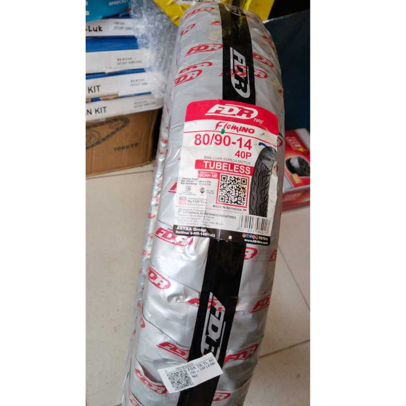 80/90-14 Ban luar matic tubeless FDR Flemino