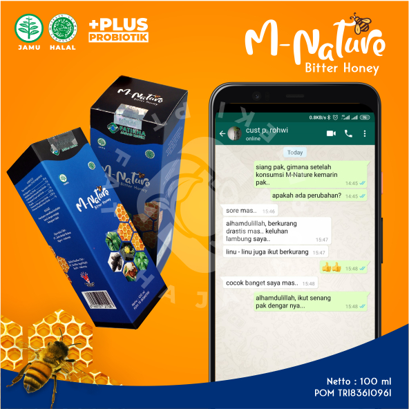 

XMASTER M-NATURE 100ML MADU MURNI ASLI PAHIT KESEHATAN LAMBUNG KOLESTROL REMATIK BPOM HALAL M NATURE