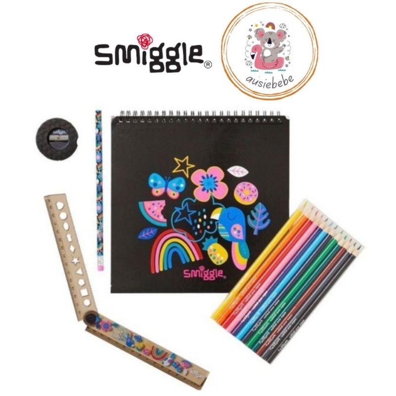 

Pensil Mewarnai Smiggle / Stationary Kit Pencil Case Set