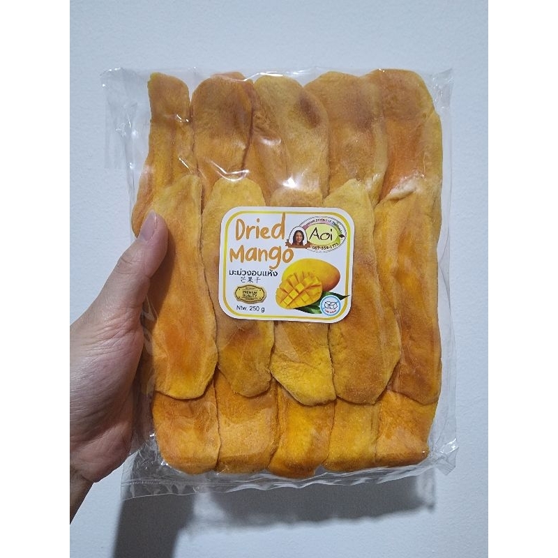 

AOI DRIED MANGO 250GR Original Thailand | Manisan Buah Mangga Kering