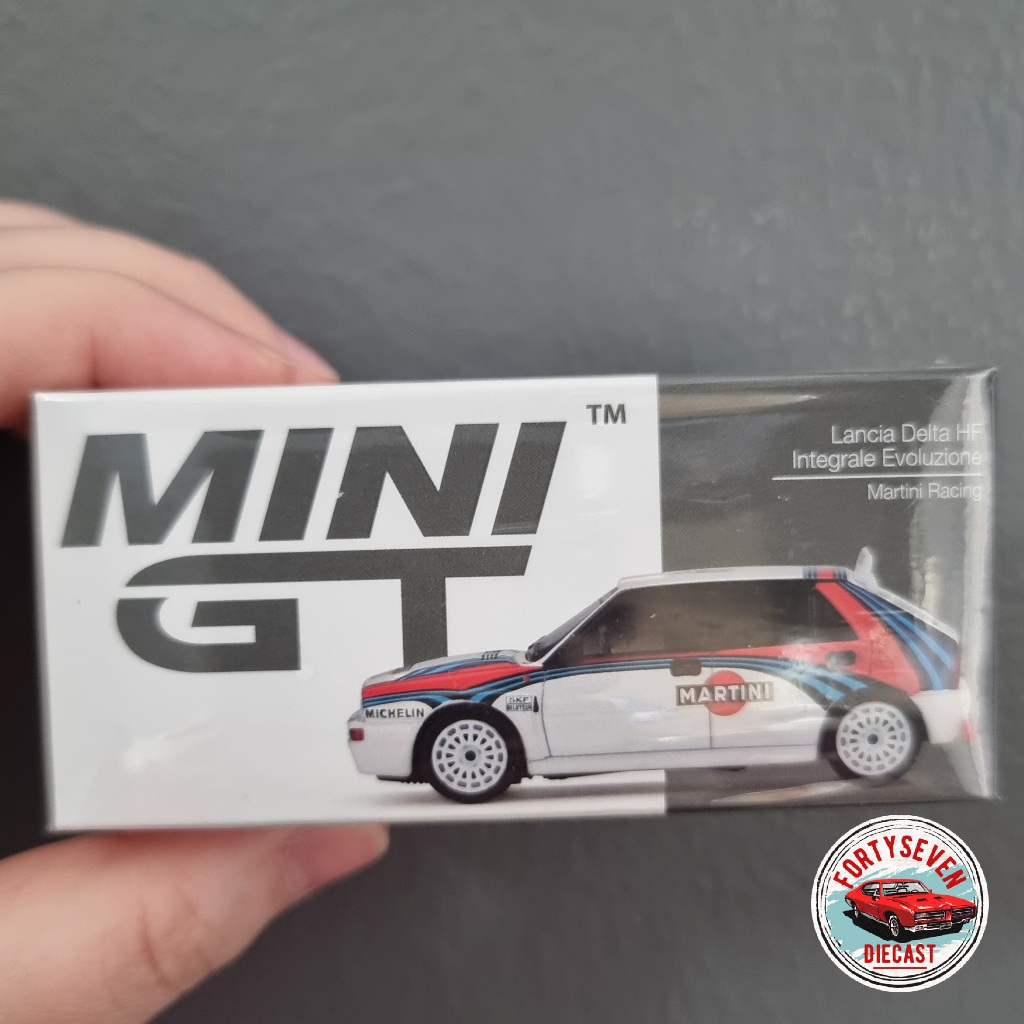Mini GT 300 minigt mgt Lancia Delta HF Integrate Evoluzione Martini Racing