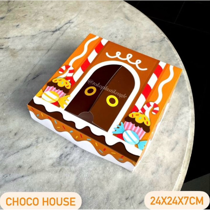 

[CHRISTMAS EDITION] Dus Natal CHOCO HOUSE 24x24x7CM