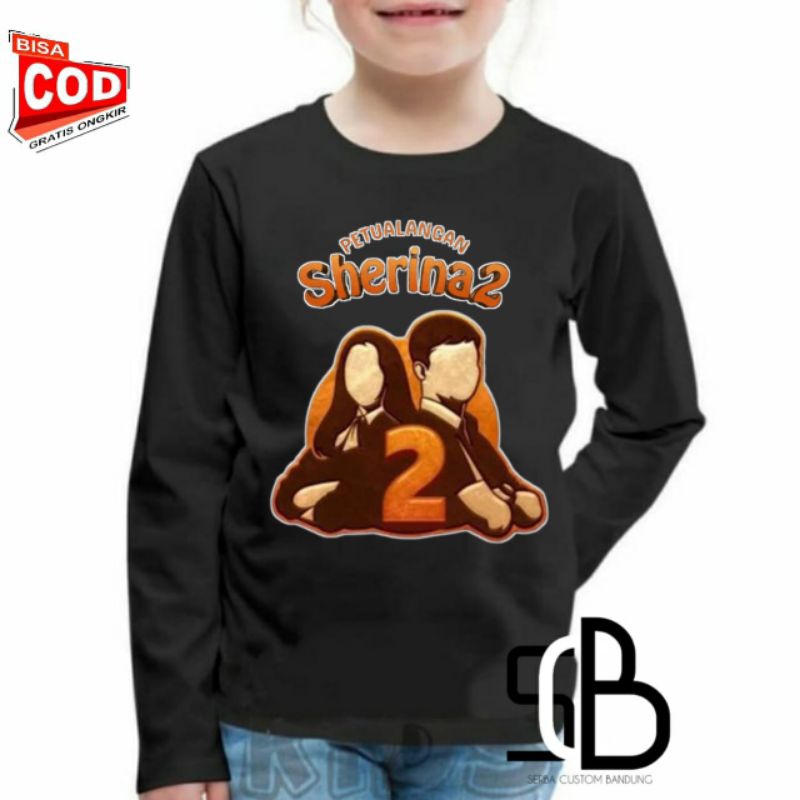 Kaos anak Lengan Panjang Film Petualangan Sherina 2