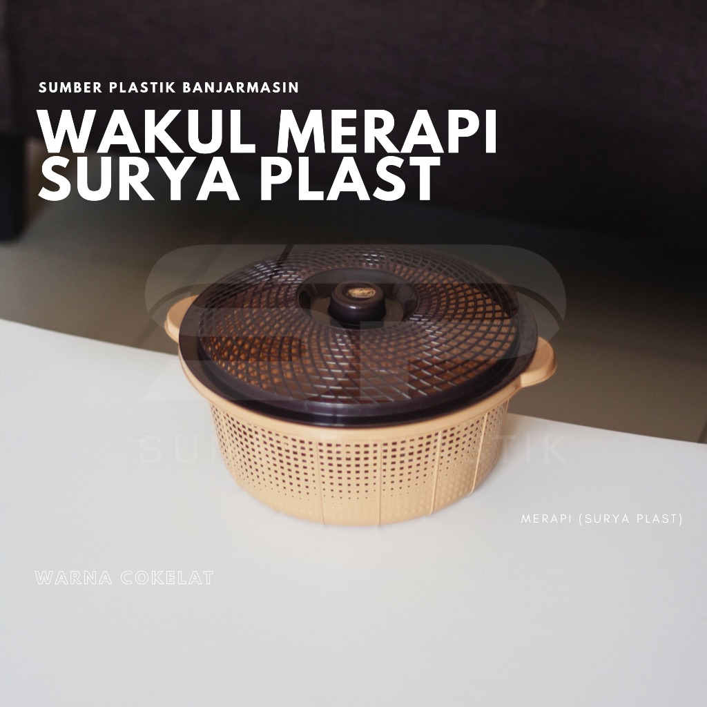 Wakul Merapi Bulat Surya Plast Wakul Bakul Nasi Hajatan (Satuan)