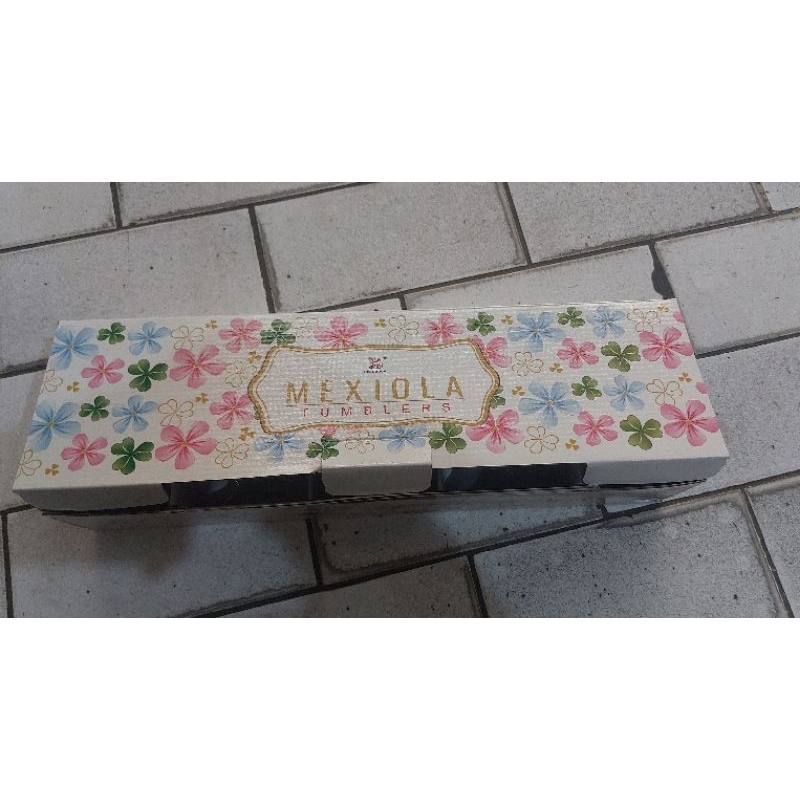 GELAS SET MEXIOLA KEDAUNG GELAS KACA GELAS CANTIK