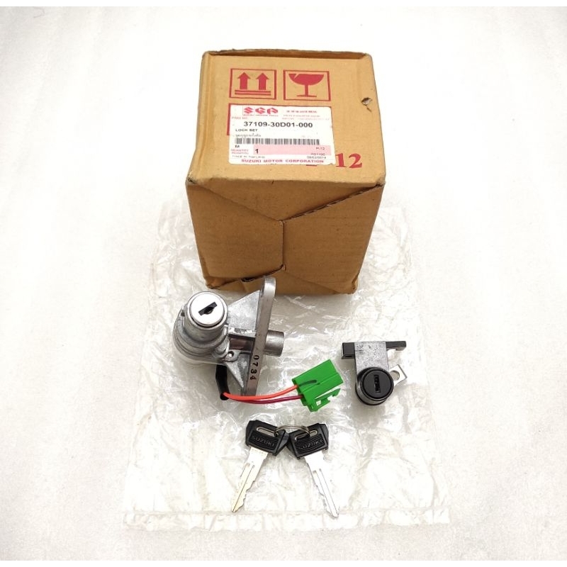 kunci kontak keyset key set suzuki shogun R 110 shogun kebo original