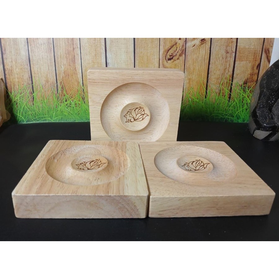 Bracelet Wooden Display / Gelang Display Kayu Rubah & Squarwith