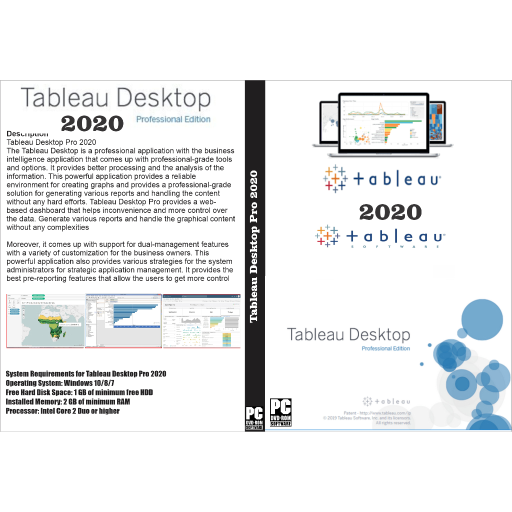 Tableau Desktop Pro 2020