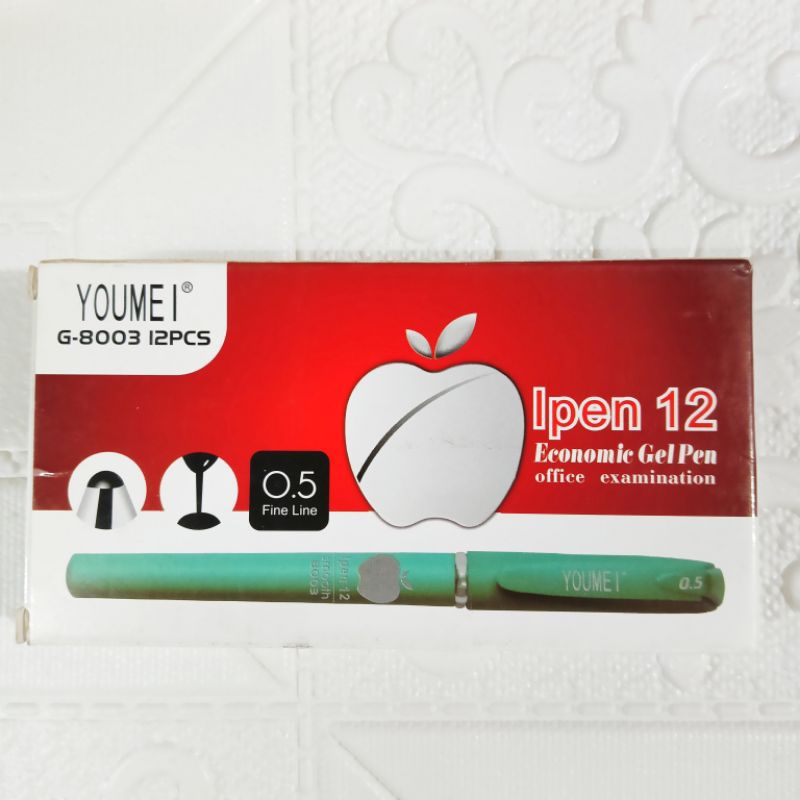 

Pulpen Gel IPen 12 0.5 mm YOUMEi 1 pak isi 12 pcs