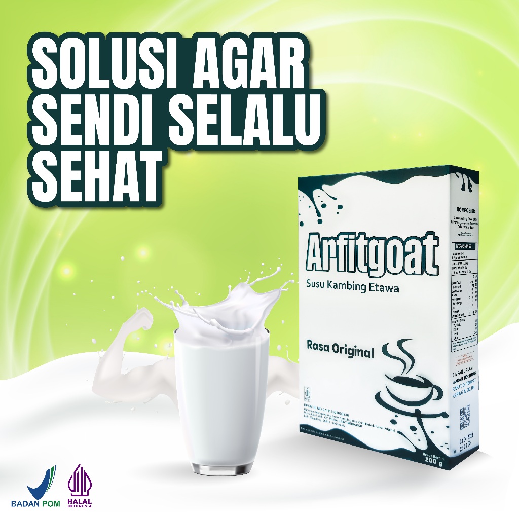 

Arfitgoat - Susu Kambing Etawa Bubuk Full Cream Original Solusi untuk Nyeri Sendi dan Pegal-Pegal