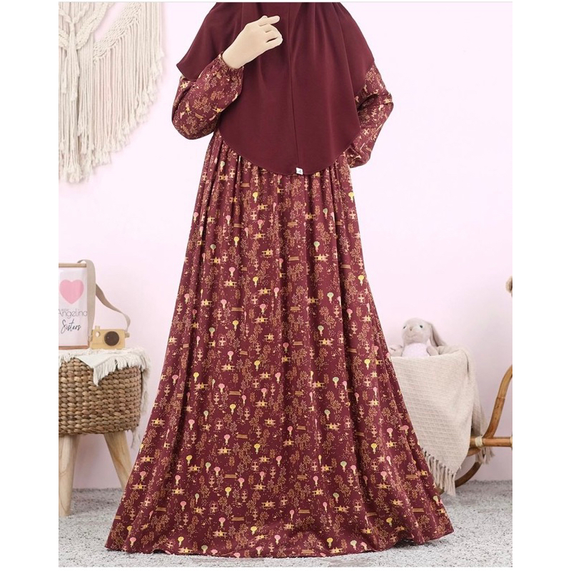 [NWT] SIZE S SARAH AUTUM MAROON ATELIER ANGELINA