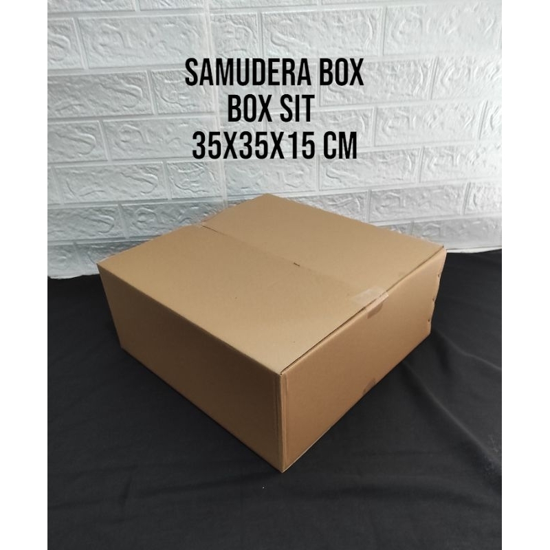 

kardus karton box uk. 35x35x15 cm...ST (SHEET) SINGLE WALL POLOS