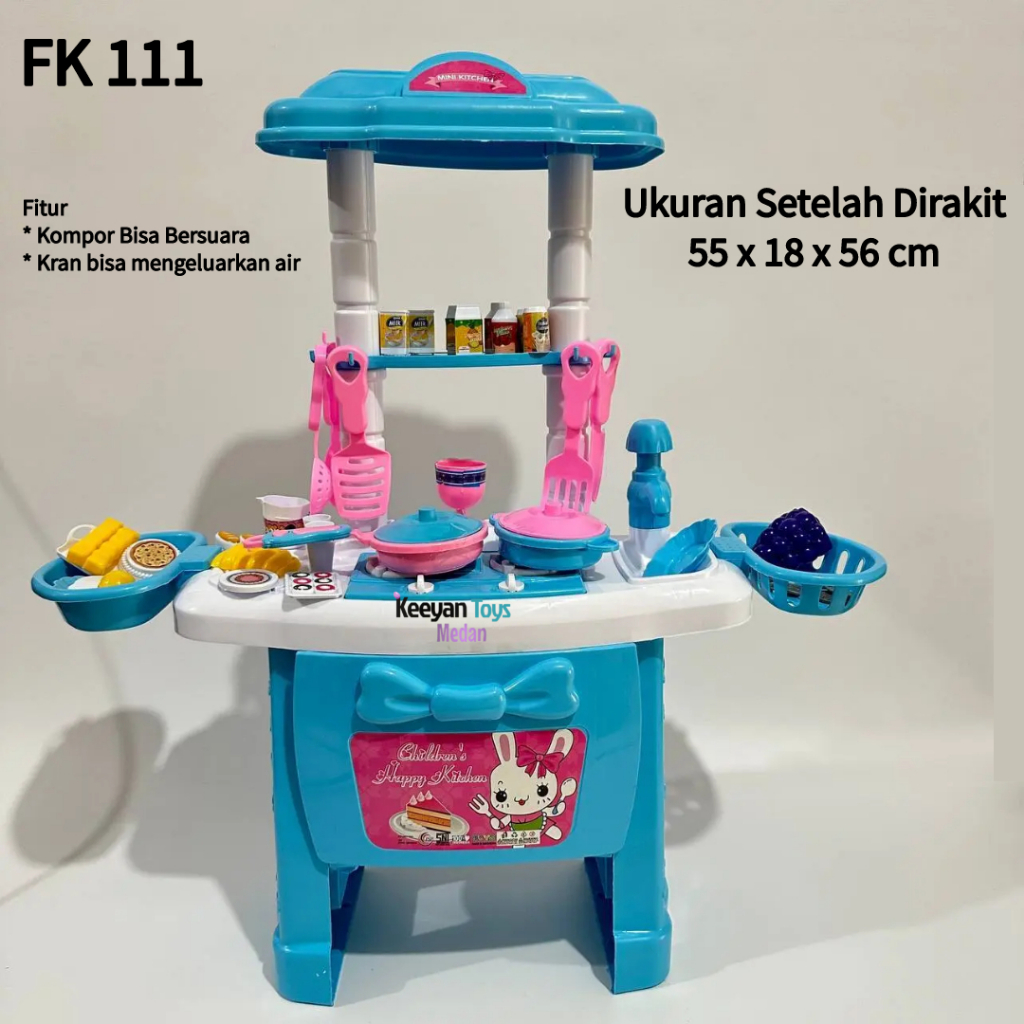 Mainan Kitchen Set Jumbo FK111 - Masak Masakan Besar Anak Perempuan