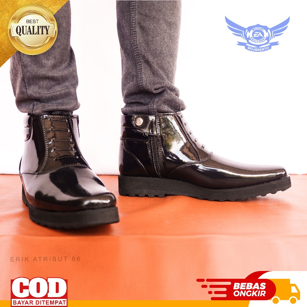 Sepatu pdh flat Sepatu Kantor pria