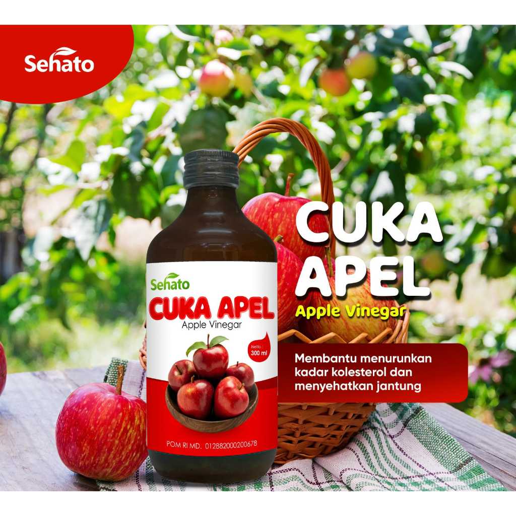 

CUKA APEL 100% ORIGINAL 300ML- Apple Vinegar