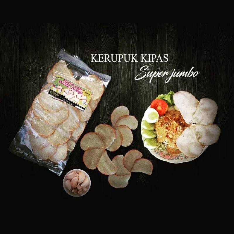 

Kerupuk Kipas Super Jumbo 250 gr