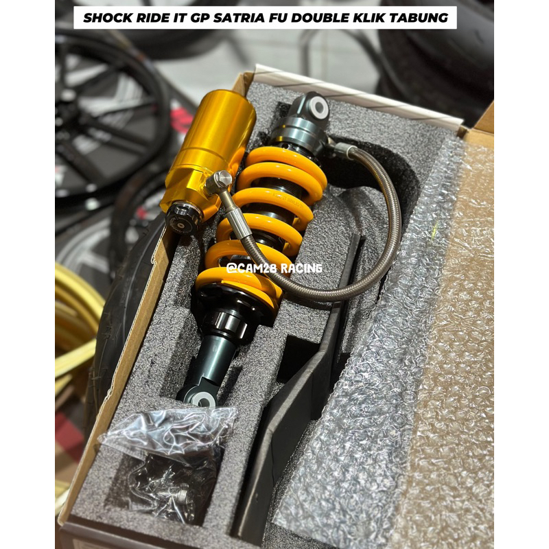 SHOCK RIDE IT GP DOUBLE KLIK TABUNG SATRIA FU