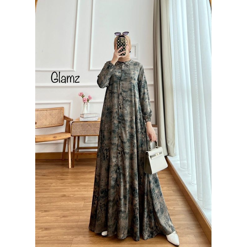 DANIAA 55 GLZ GAMIS SILK PREMIUM GAMIS BANGKOK DRESS SUTRA GLZ