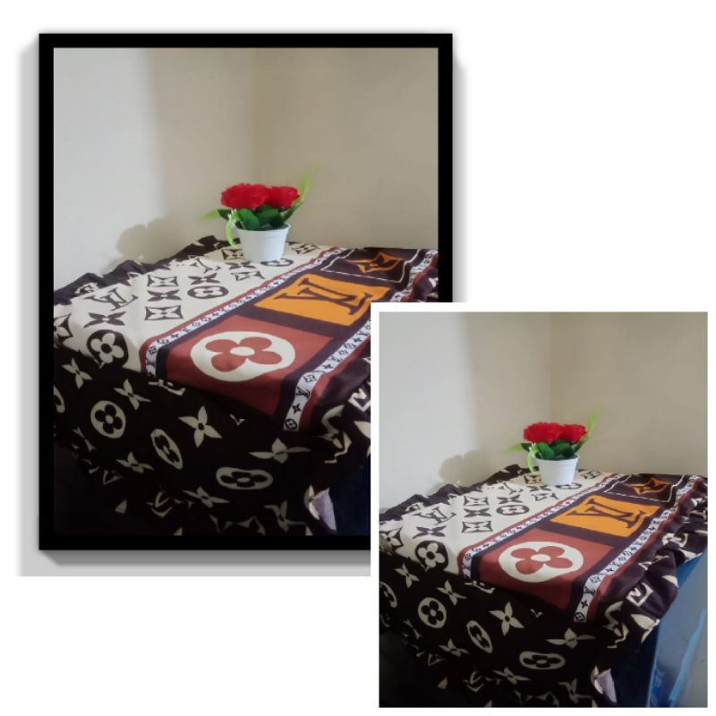 TUTUP KULKAS / TAPLAK KULKAS RENDA MOTIF ELVVII